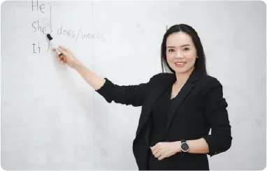 Asset 10-100 Teacher looking at a viewer AshitaSpray